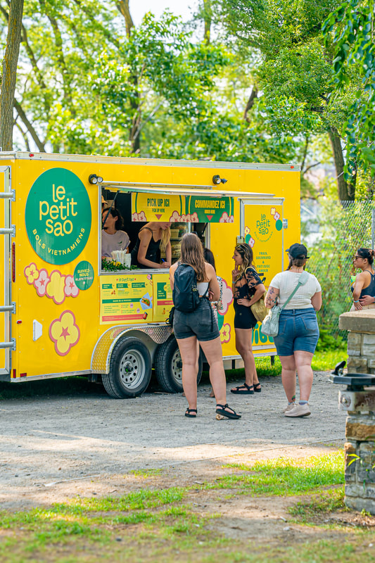Banh mi servis au food truck